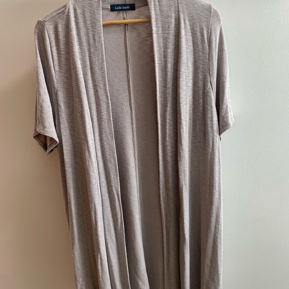 Beautiful duster cardigan, 2X, Laila Jayde